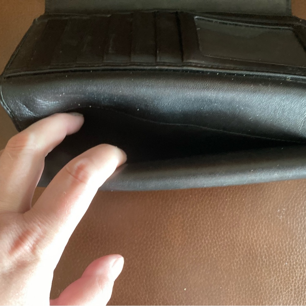 Authentic Coach Monogram Black Wallet - image 8